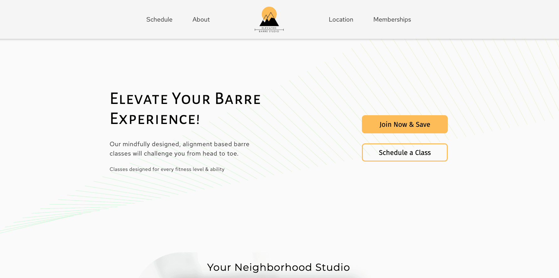 Elevated Barre Studio